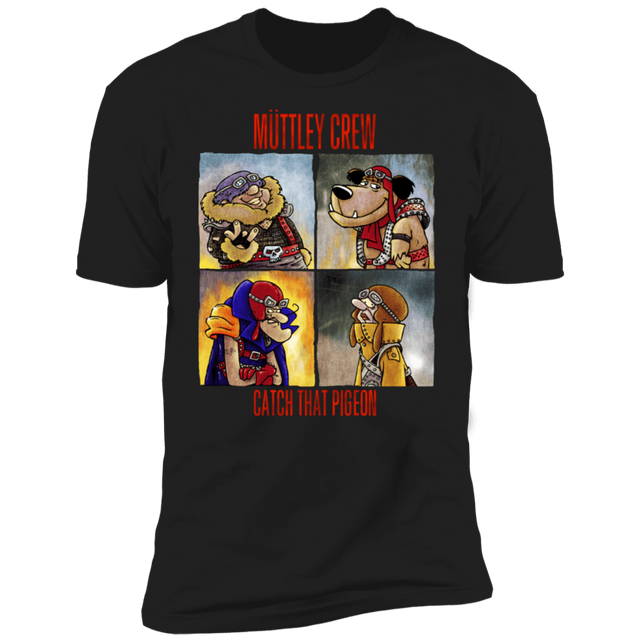 T-Shirts Black / X-Small Muttley Crew Men's Premium T-Shirt