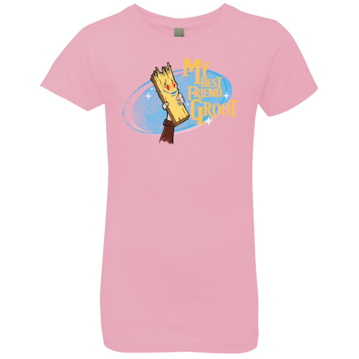 T-Shirts Light Pink / YXS My Best Friend Groot Girls Premium T-Shirt