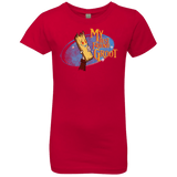 T-Shirts Red / YXS My Best Friend Groot Girls Premium T-Shirt