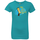 T-Shirts Tahiti Blue / YXS My Best Friend Groot Girls Premium T-Shirt