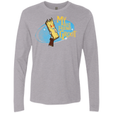 T-Shirts Heather Grey / Small My Best Friend Groot Men's Premium Long Sleeve
