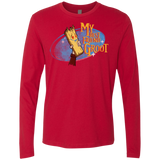T-Shirts Red / Small My Best Friend Groot Men's Premium Long Sleeve