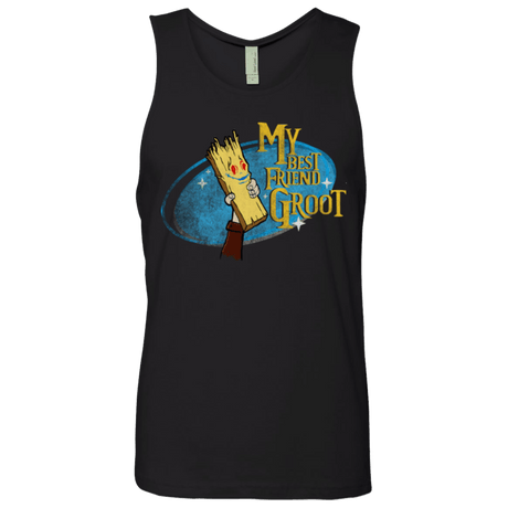 T-Shirts Black / Small My Best Friend Groot Men's Premium Tank Top