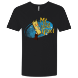 T-Shirts Black / X-Small My Best Friend Groot Men's Premium V-Neck