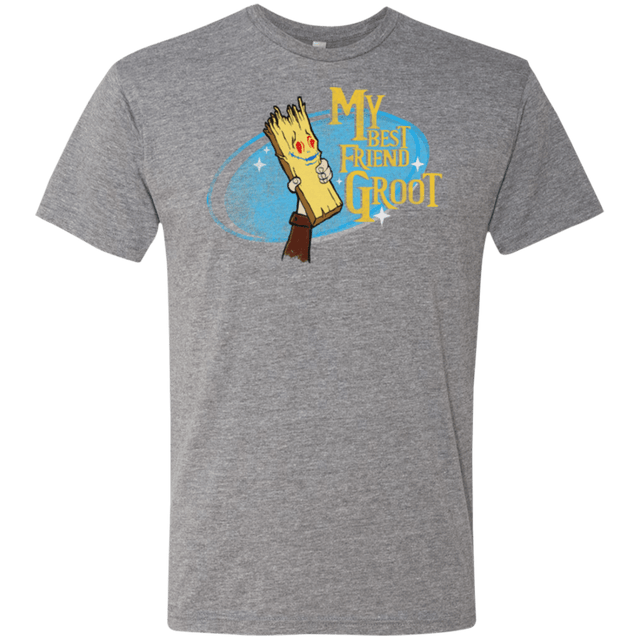T-Shirts Premium Heather / Small My Best Friend Groot Men's Triblend T-Shirt