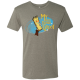 T-Shirts Venetian Grey / Small My Best Friend Groot Men's Triblend T-Shirt