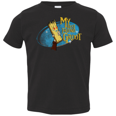 T-Shirts Black / 2T My Best Friend Groot Toddler Premium T-Shirt