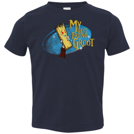 T-Shirts Navy / 2T My Best Friend Groot Toddler Premium T-Shirt