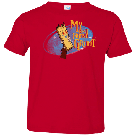 T-Shirts Red / 2T My Best Friend Groot Toddler Premium T-Shirt