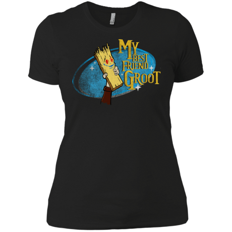 T-Shirts Black / X-Small My Best Friend Groot Women's Premium T-Shirt
