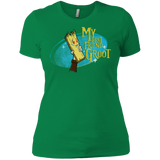 T-Shirts Kelly Green / X-Small My Best Friend Groot Women's Premium T-Shirt