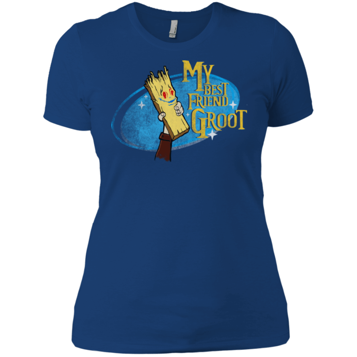 T-Shirts Royal / X-Small My Best Friend Groot Women's Premium T-Shirt