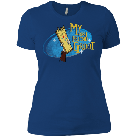 T-Shirts Royal / X-Small My Best Friend Groot Women's Premium T-Shirt
