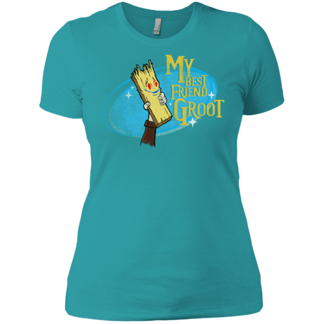T-Shirts Tahiti Blue / X-Small My Best Friend Groot Women's Premium T-Shirt