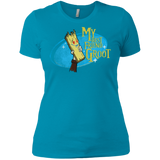 T-Shirts Turquoise / X-Small My Best Friend Groot Women's Premium T-Shirt