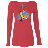 T-Shirts Vintage Red / Small My Best Friend Groot Women's Triblend Long Sleeve Shirt