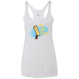 T-Shirts Heather White / X-Small My Best Friend Groot Women's Triblend Racerback Tank