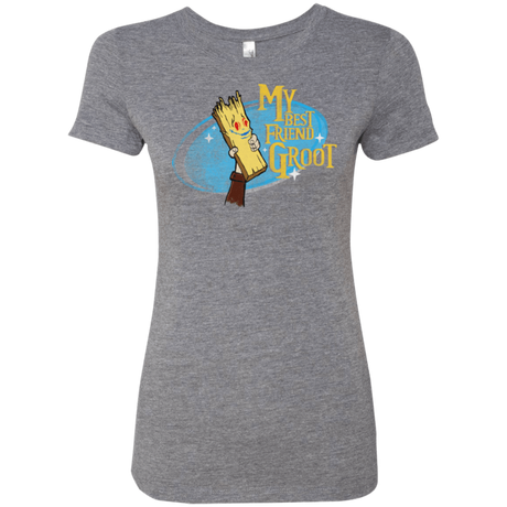 T-Shirts Premium Heather / Small My Best Friend Groot Women's Triblend T-Shirt
