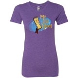 T-Shirts Purple Rush / Small My Best Friend Groot Women's Triblend T-Shirt