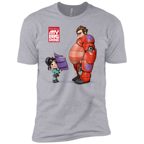 T-Shirts Heather Grey / YXS My Big Hero Boys Premium T-Shirt