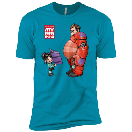 T-Shirts Turquoise / YXS My Big Hero Boys Premium T-Shirt