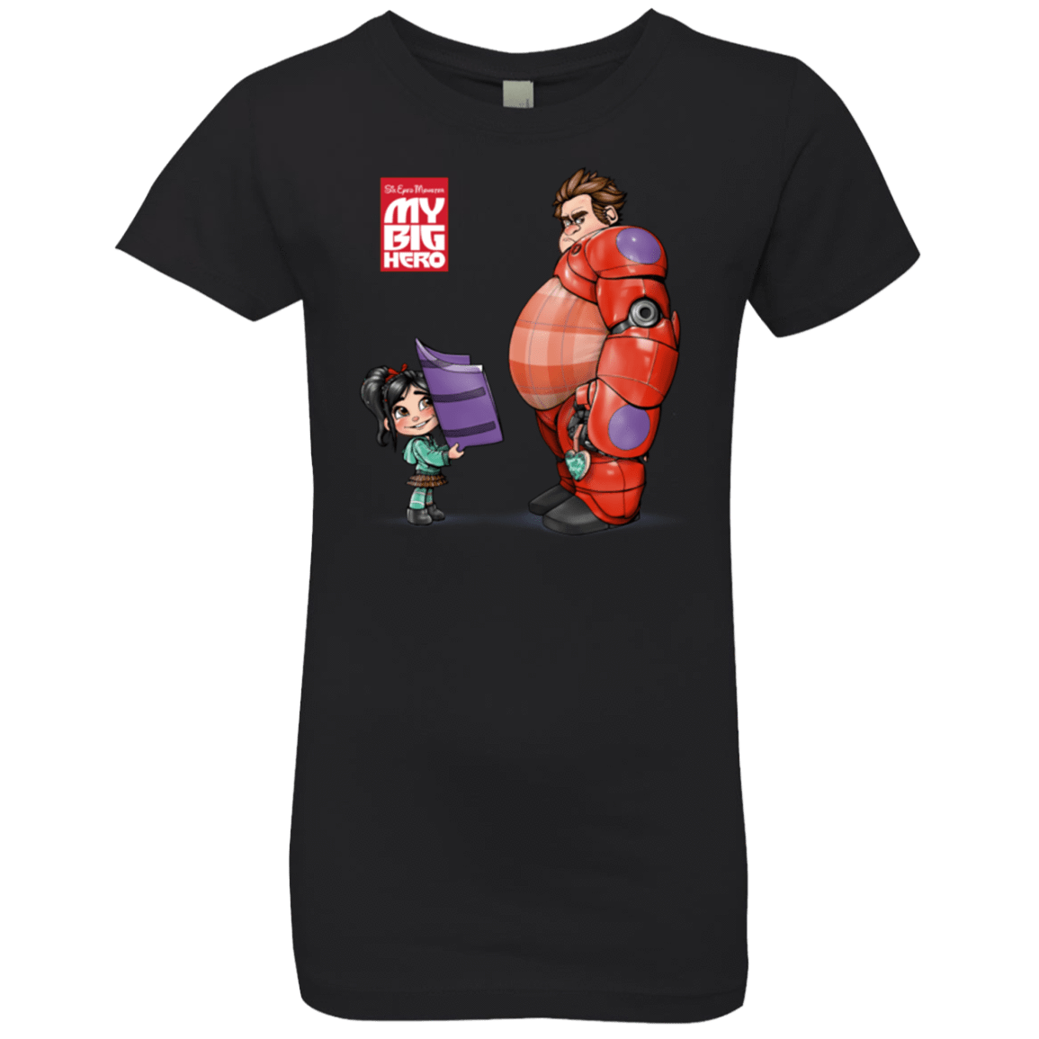 T-Shirts Black / YXS My Big Hero Girls Premium T-Shirt
