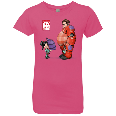 T-Shirts Hot Pink / YXS My Big Hero Girls Premium T-Shirt