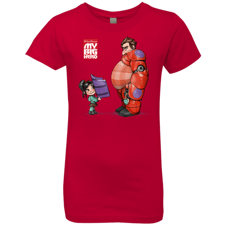 T-Shirts Red / YXS My Big Hero Girls Premium T-Shirt