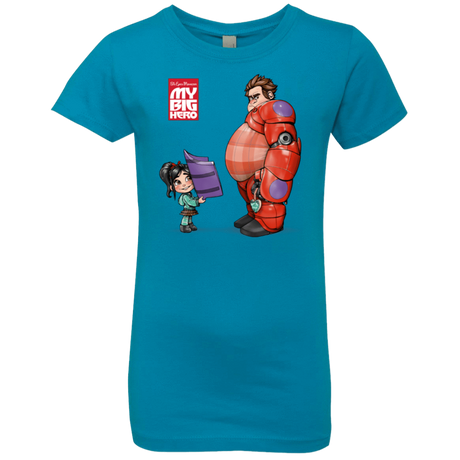 T-Shirts Turquoise / YXS My Big Hero Girls Premium T-Shirt