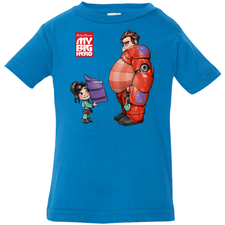 T-Shirts Cobalt / 6 Months My Big Hero Infant PremiumT-Shirt
