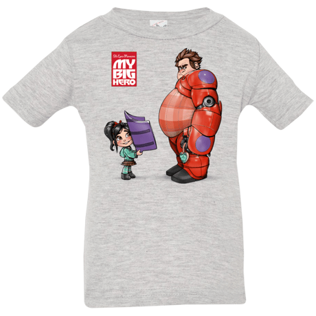T-Shirts Heather / 6 Months My Big Hero Infant PremiumT-Shirt