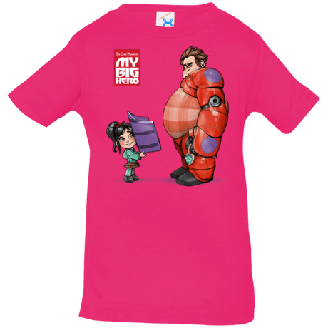T-Shirts Hot Pink / 6 Months My Big Hero Infant PremiumT-Shirt
