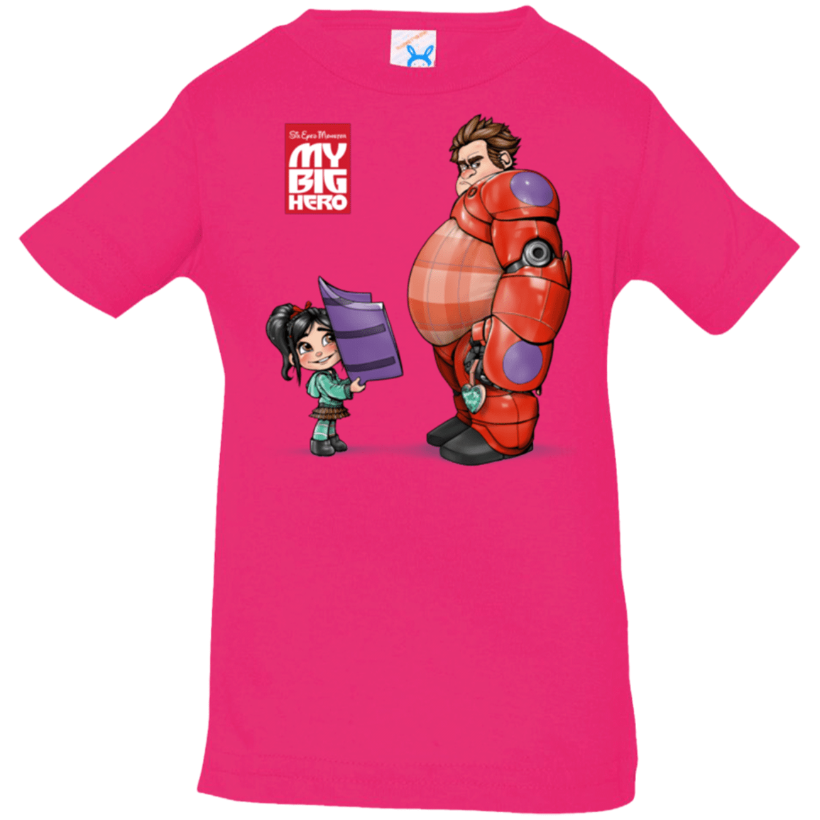 T-Shirts Hot Pink / 6 Months My Big Hero Infant PremiumT-Shirt