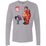 T-Shirts Heather Grey / Small My Big Hero Men's Premium Long Sleeve