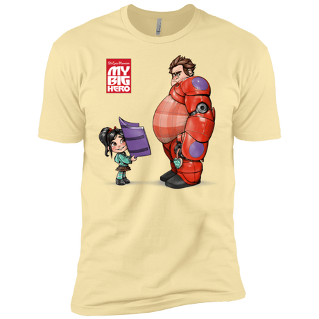 T-Shirts Banana Cream / X-Small My Big Hero Men's Premium T-Shirt
