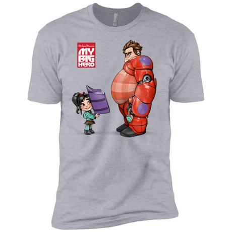 T-Shirts Heather Grey / X-Small My Big Hero Men's Premium T-Shirt