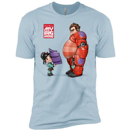 T-Shirts Light Blue / X-Small My Big Hero Men's Premium T-Shirt