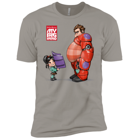 T-Shirts Light Grey / X-Small My Big Hero Men's Premium T-Shirt