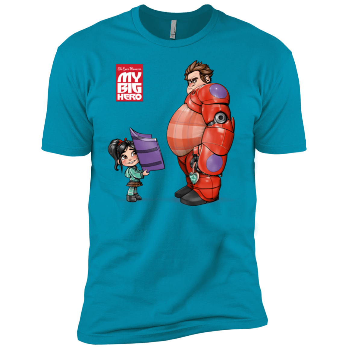 T-Shirts Turquoise / X-Small My Big Hero Men's Premium T-Shirt