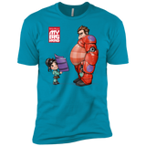 T-Shirts Turquoise / X-Small My Big Hero Men's Premium T-Shirt