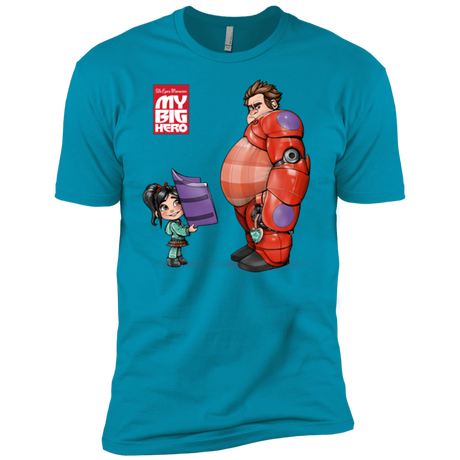 T-Shirts Turquoise / X-Small My Big Hero Men's Premium T-Shirt