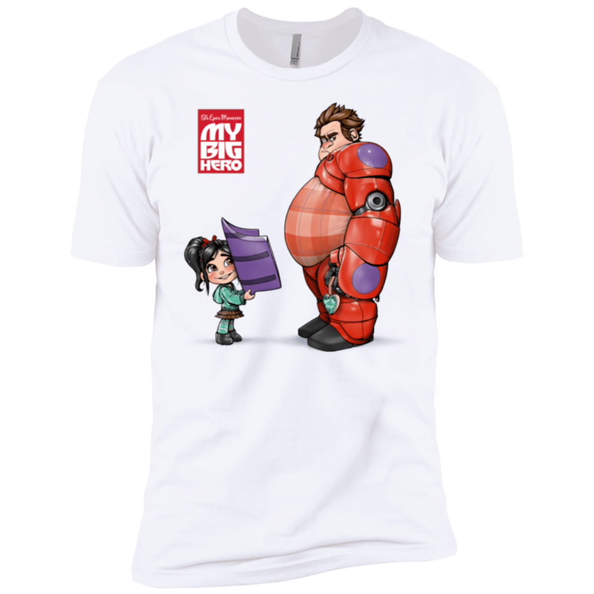 T-Shirts White / X-Small My Big Hero Men's Premium T-Shirt