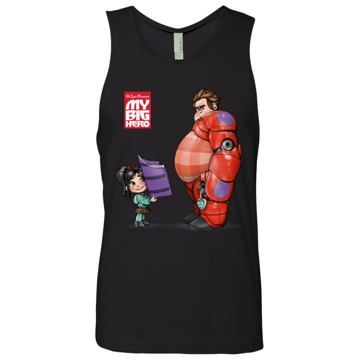 T-Shirts Black / Small My Big Hero Men's Premium Tank Top