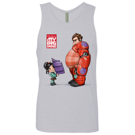 T-Shirts Heather Grey / Small My Big Hero Men's Premium Tank Top
