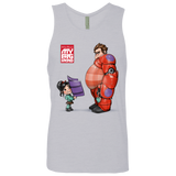 T-Shirts Heather Grey / Small My Big Hero Men's Premium Tank Top