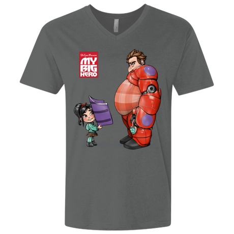 T-Shirts Heavy Metal / X-Small My Big Hero Men's Premium V-Neck