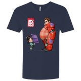 T-Shirts Midnight Navy / X-Small My Big Hero Men's Premium V-Neck