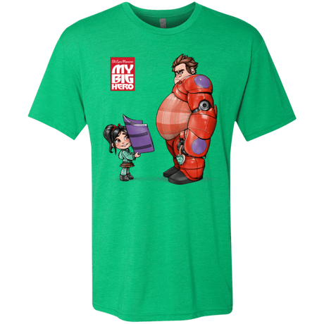 T-Shirts Envy / Small My Big Hero Men's Triblend T-Shirt