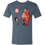 T-Shirts Indigo / Small My Big Hero Men's Triblend T-Shirt