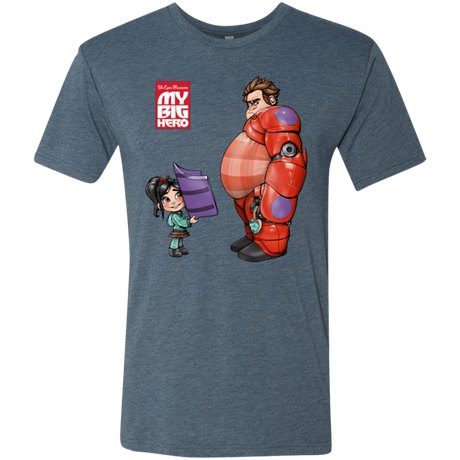 T-Shirts Indigo / Small My Big Hero Men's Triblend T-Shirt